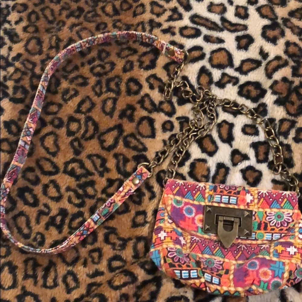 Crossbody fabric bag